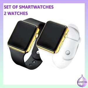 SMARTWATCH - PAIR - SET OF 2 - MEN/WOMEN